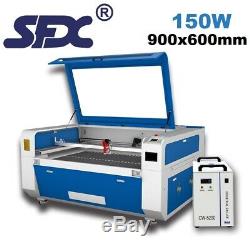 150w Co2 Machine De Découpe Laser 9060 Bois Acrylique Laser Cutter Machine De Gravure