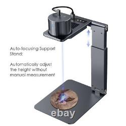 1600mw Laser Gravure Machine Graveur Imprimante Bricolage Avec Support Électrique