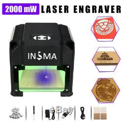 3000mw Usb 3d Gravure Au Laser Machine De Découpe Cnc Bricolage Logo Graveuse Mark