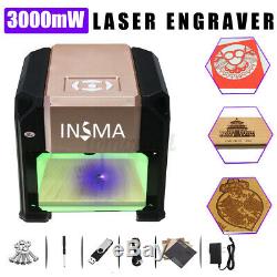 3000mw Usb Gravure Au Laser Machine De Découpe Logo Bricolage Imprimante Cnc Graveuse