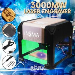 3000mw Usb Laser Gravure Cutting Machine Diy Logo Printer Cnc Graveur Desktop
