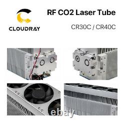 30w 40w Tube Laser Co2 Cr30c / Cr40c Pour Machine De Découpe À Gravure Laser Co2