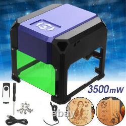 3500mw 3d Laser Gravure Cutting Machine Usb Graveur Cnc Diy Logo Mark Printer