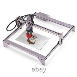 40w A5pro Machine de gravure laser de bureau en acier métallique - Gravure et découpe au laser