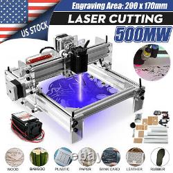 500mw DC 12v Bricolage Mini Gravure Laser Machine De Découpe Kit D'imprimante De Bureau