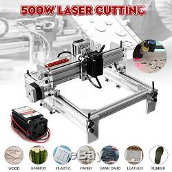 500mw Mini Découpe Laser Machine De Gravure Imprimante Kit De Bureau 20x17cm Bricolage