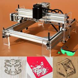 500mw Mini Découpe Laser Machine De Gravure Imprimante Kit De Bureau 20x17cm Bricolage