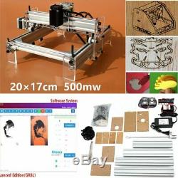 500mw Mini Découpe Laser Machine De Gravure Imprimante Kit De Bureau De Bricolage Nouveau