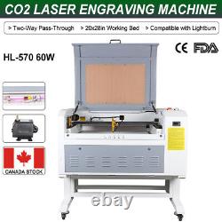 500x700mm 60w Co2 Laser Gravure Machine De Coupe Bois/acrylique / Gravure Sur Ardoise