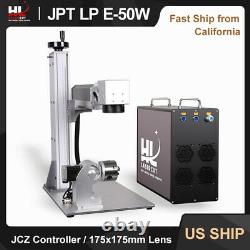 50w Jpt Fiber Laser Marqueur Machine Métal Graveur Jcz Contrôleur Rotatif Ezcad2