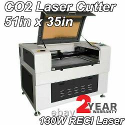 51in X 35in 130w Reci Co2 Cutter Laser 1300x900mm Découpe Automatique De Gravure