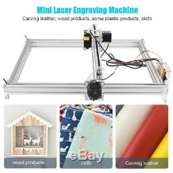 5500mw Cnc Laser Kit Bois Graveuse Carve Machine Cut Imprimante Logo Photo 40x50