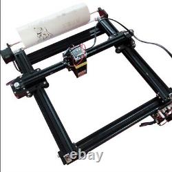 7w A Axe Métallique Cylindrique Gravez Cad Gravure Au Laser Découpe Imprimante Machine