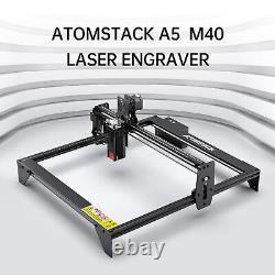 ATOMSTACK A5 M40 5.5W Gravure Laser CNC pour la découpe de l'acrylique et du bois de 6mm