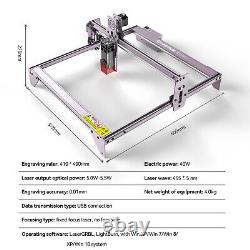 ATOMSTACK A5 Pro 40W Machine de gravure laser CNC avec découpe 410x400