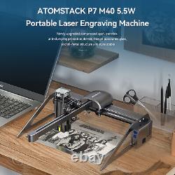 ATOMSTACK P7 40 W Gravure laser Machine de découpe de gravure de bricolage Kits d'outils de bureau