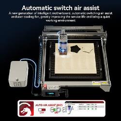 ATOMSTACK S40 Pro Machine de gravure et découpe laser de qualité professionnelle avec assistance d'air.