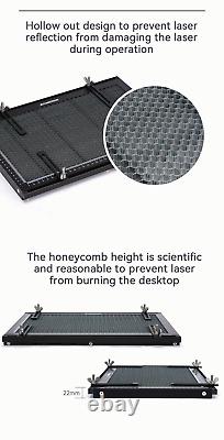 Atomstack Honeycomb Table De Travail Plat Pour La Machine De Découpe À Gravure Laser Co2/diode