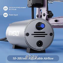 Atomstack Laser Coupe/gravure Accessoire Air Assisté 10-30l/min Ajustage I8x4