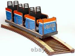 Cedar Point Blue Streak Roller Coaster Modèle Détaillé Laser Gravé & Cut