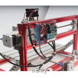 Cnc 3018 Gravure Routeur & 5.5w Module Laser À Découper La Machine De Coupe De Fraisage Bricolage