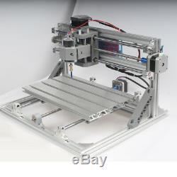 Cnc 3018 Router Gravure Sculpture De Fraisage Coupe Bricolage Machine Et 5.5w Module Laser