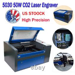 Cutter Laser Co2 Dsp 5030 50w Usb High-precisiongraving Cutting Machine Us