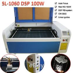 Dsp1060 100w Laser Co2 Usb Machine De Découpe Automatique Mise Au Point Des États-unis Graveuse Locale Pick-up