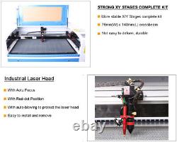Graveur Laser CO2 HL 100W 1060 Machine de Découpe avec Moteur Hybride et Refroidisseur 5200
