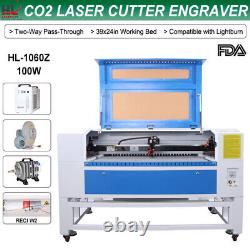 Graveur Laser Hl 1060z 100w Co2 Avec Moteur Hybride Cw5200 Chiller X Axis