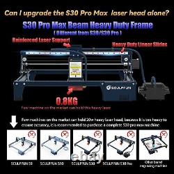 Graveur et découpeur laser SCULPFUN S30 PRO MAX 20W, machine de gravure et de découpe W5R3.