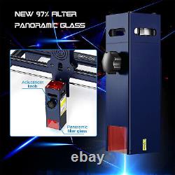 Graveur laser A5 M50 Pro 40W Machine de gravure et de découpe au laser bricolage bleue USA