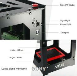Graveur laser CNC de bureau mini professionnel DIY NEJE DK-8-KZ 1500mW