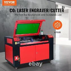 Graveur laser CO2 VEVOR 100W 24x40 avec machine de découpe et refroidisseur d'eau CW-5000