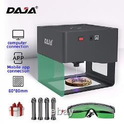Graveur laser DAJA DJ6 DIY Machine de gravure et de découpe DIY Marquage 80x80mm T8Z0