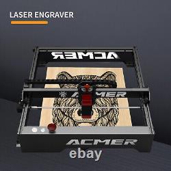 Graveur laser P1 10W Machine de gravure et de découpe pour acrylique noir et contreplaqué C1Y8
