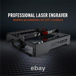 Graveur laser P1 10W Machine de gravure et de découpe pour acrylique noir et contreplaqué C1Y8