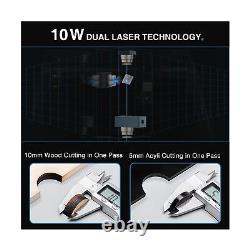 Graveur laser TUSY B1 10W de puissance de sortie, 60W de coupe laser et de machine de gravure