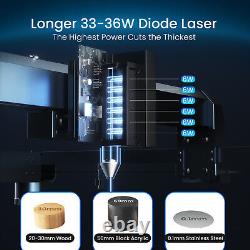 Graveur laser plus long B1 avec assistance d'air automatique, découpe laser de 36W (Utilisé)