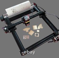 Gravure Métallique Cylindrical Cad Laser Gravure Machine Imprimante 7w A Axis