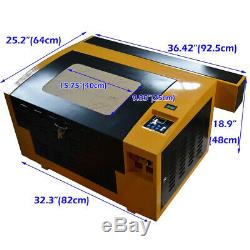 Haute Précision 50w Co2 Laser Cutter Gravure Machine De Découpe Graveuse 110v Nouveau