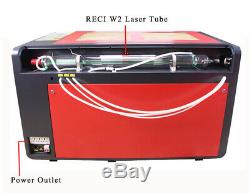 Hl-1060 Laser Co2 Reci 100w Graveuse Machine De Découpe Et Cw5000 Chiller Ue Stock