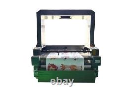 Hq1610 Co2 Vision Laser Cutting Machine Cutter/print Sublimation Tissu Vêtement