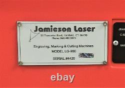 Jamieson Lg-900 Machine De Gravure Et De Découpe Laser 24x36 Honeycomb Bed Work Area
