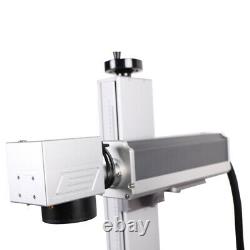 Jpt 50w Fiber Laser Marking Machine 175175mm Gravure Sur Métal Ezcad2 Avec Rotation