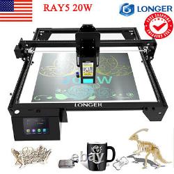 LONGER RAY5 20W Machine de gravure et de découpe laser pour métal DIY US