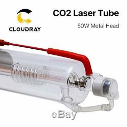 Laser Co2 Tube 50w Metal Head 1000mm Tuyau En Verre Pour La Machine De Gravure De Coupe