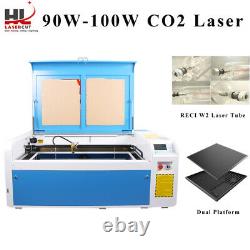 Laser Hl 90-100w 1060 Co2 Machine À Découper Au Laser Pour Les Navires De L'ue En Bois/acrylique/cuir