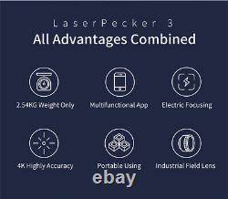 LaserPecker 3: Graveur laser portable pour métal et plastique, gravure et découpe à 4k 800mm/s