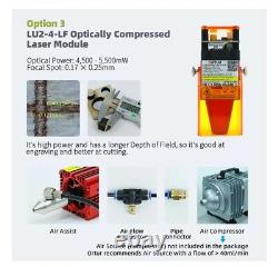 Lu2-4 Laser Module Head 450nm Wood Metal Cutting Engraving Machine Tools
